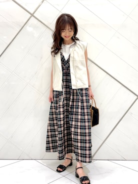 井上 裕美さん(レディース・158cm)の春コーディネート