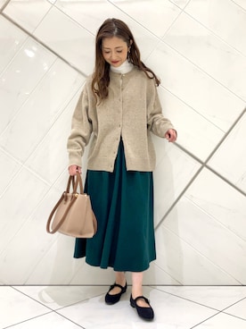 井上　裕美さん（レディース・158cm）の冬コーディネート