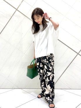 井上　裕美さん（レディース・158cm）の夏コーディネート