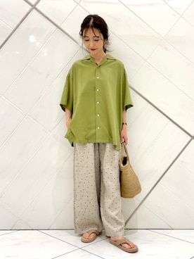 井上 裕美さん(レディース・158cm)の夏コーディネート