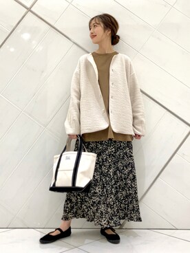 「orcival」｜「アイテム（その他）」を使った、イノウエ ユミさん（レディース・158cm）の秋コーディネート