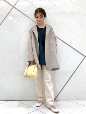 井上 裕美さん(レディース・158cm)の冬コーディネート