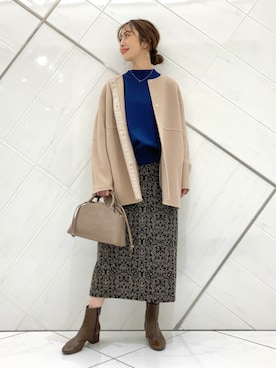 井上　裕美さん（レディース・158cm）の秋コーディネート