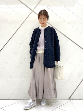 井上　裕美さん（レディース・158cm）の冬コーディネート