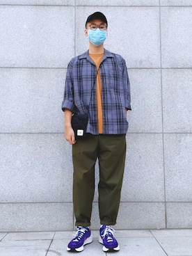 「NOAH（ノア）のアイテム（帽子）」を使った、藍さん（メンズ・174cm）の秋コーディネート
