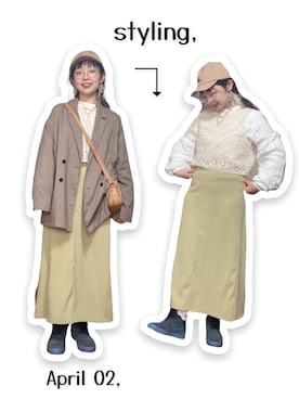 kinokonokoさん(レディース・152cm)の春コーディネート