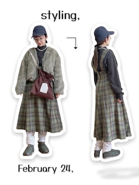 kinokonokoさん（レディース・152cm）の冬コーディネート