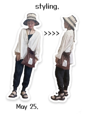 「30代」｜「アイテム（ソックス/靴下）」を使った、kinokonokoさん（レディース・152cm）の春コーディネート