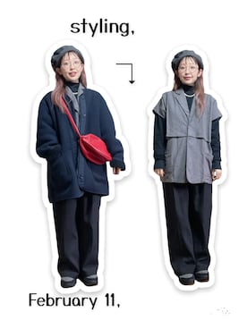 kinokonokoさん(レディース・152cm)の冬コーディネート