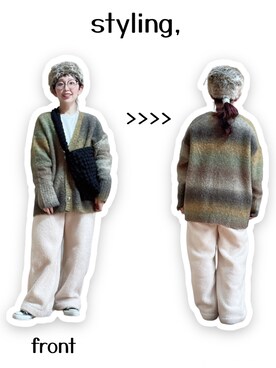 「#オトナカジュアル」｜「アイテム（帽子）」を使った、kinokonokoさん（レディース・152cm）の冬コーディネート