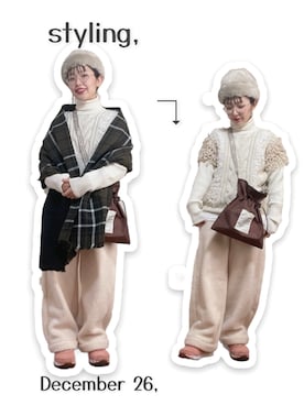 kinokonokoさん（レディース・152cm）の冬コーディネート