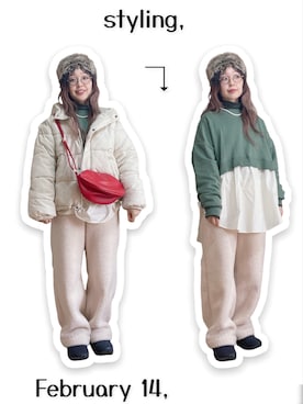 kinokonokoさん（レディース・152cm）の冬コーディネート