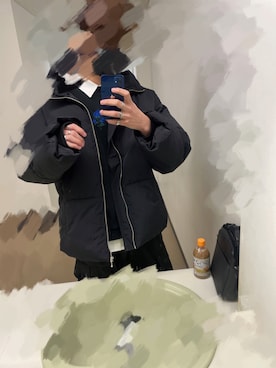 「ADRER（アドラー）のADRER バラシシュウビッグスウェット（スウェット）」を使った、Eito081631さん（メンズ・184cm）の冬コーディネート