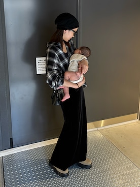 「ADAM ET ROPE'（アダムエロペ）のアイテム」を使った、no nameさん（レディース・161cm）の秋コーディネート