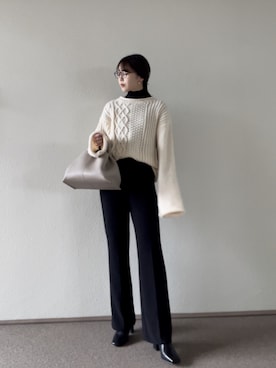 no nameさん（レディース・161cm）の冬コーディネート