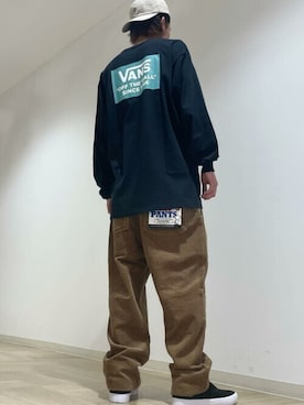 「VANS（バンズ）のアイテム（トップス）」を使った、murasaki_officialさん（メンズ・174cm）の秋コーディネート