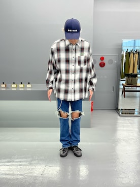 「soe（ソーイ）のアイテム」を使った、佐々木空翔(ササキヒロト)さん（メンズ・175cm）の春コーディネート