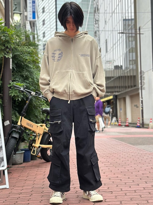 人気【DankeSchon】SPRAYED スウェット ジップ フーディー DankeSchon/ダンケシェーン/SPRAYED SWEAT ZIP HOODIE | L.H.P