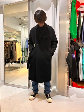 「CULLNI（クルニ）のアイテム（ジャケット/アウター）」を使った、佐々木空翔(ササキヒロト)さん（メンズ・175cm）の冬コーディネート