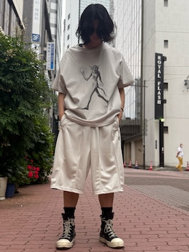 【Needles】ホワイト パンツ 6ポケット Needlesのパンツ（ホワイト系）を使った人気ファッション