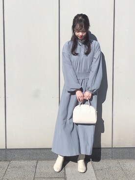 「ボストンバッグ」｜˚࿀̊˚さん（レディース・158cm）の冬コーディネート