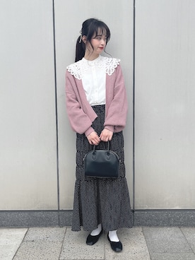 「SLURR（スラ―）のアイテム」を使った、˚࿀̊˚さん（レディース・158cm）の春コーディネート