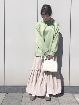 「ボストンバッグ」｜˚࿀̊˚さん（レディース・158cm）の冬コーディネート