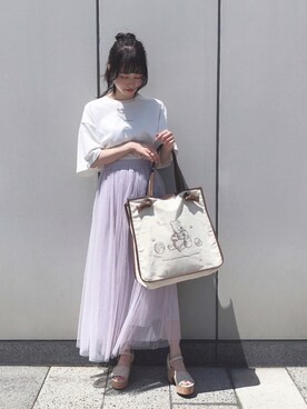 「ぷーさん」｜˚࿀̊˚さん（レディース・158cm）の夏コーディネート