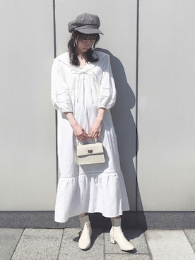 「earthWEB限定」｜˚࿀̊˚さん（レディース・158cm）の秋コーディネート
