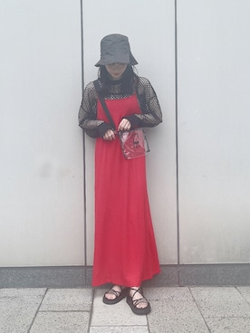 ˚࿀̊˚さん（レディース・158cm）の夏コーディネート