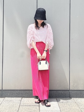 ˚࿀̊˚さん(レディース・158cm)の夏コーディネート