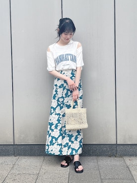 ˚࿀̊˚さん（レディース・158cm）の夏コーディネート