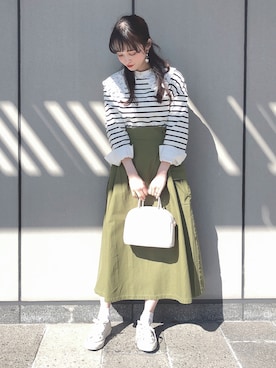 ˚࿀̊˚さん（レディース・158cm）の春コーディネート