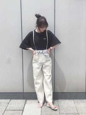 「101匹わんちゃん」｜˚࿀̊˚さん（レディース・158cm）の夏コーディネート