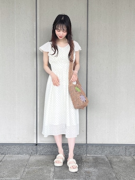 ˚࿀̊˚さん（レディース・158cm）の春コーディネート