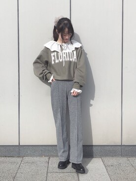 「サイドゴアブーツ」｜˚࿀̊˚さん（レディース・158cm）の冬コーディネート