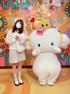 「アイテム（ブーツ）」を使った、あこさん（レディース・159cm）の秋コーディネート