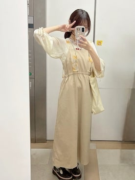 「アイテム（その他シューズ）」を使った、あこさん（レディース・159cm）の秋コーディネート