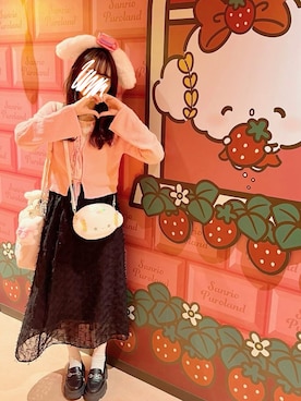 「アイテム（ローファー）」を使った、あこさん（レディース・159cm）の秋コーディネート