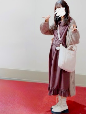 あこさん（骨格ウェーブ・レディース・159cm）の秋コーディネート