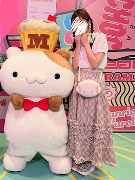 「アイテム（サンダル）」を使った、あこさん（レディース・159cm）の秋コーディネート