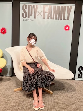 「アイテム（サンダル）」を使った、あこさん（レディース・159cm）の秋コーディネート