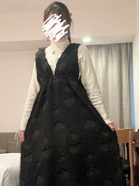 「フリンジ」｜あこさん（レディース・159cm）の秋コーディネート