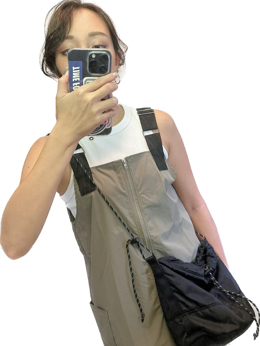 chika ☆｜GRLのジャンパースカートを使ったコーディネート - WEAR