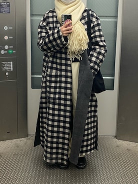 mさん（レディース・158cm）の冬コーディネート