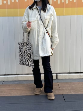 「ナカワタジャケット」｜mさん（レディース・158cm）の春コーディネート
