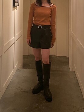 mさん（レディース・158cm）の秋コーディネート