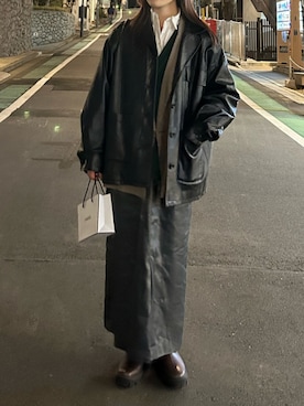 mさん（レディース・158cm）の冬コーディネート