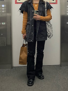 mさん（レディース・158cm）の冬コーディネート