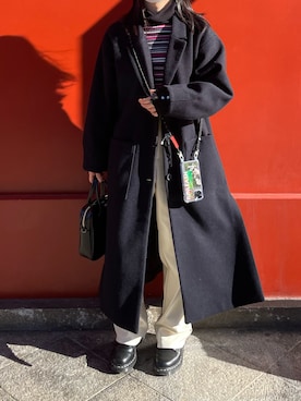 mさん（レディース・158cm）の冬コーディネート